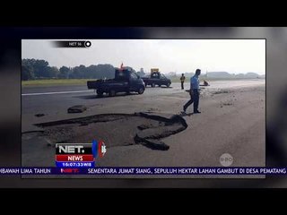 Tải video: Landasan Pacu Bandara Halim Mengelupas  NET16