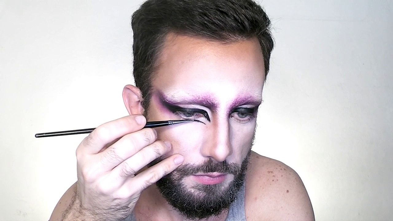 Bearded Drag Queen Makeup