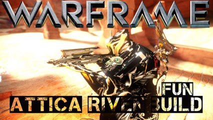 Warframe Attica Riven Fun Build - The Machine Gun Crossbow