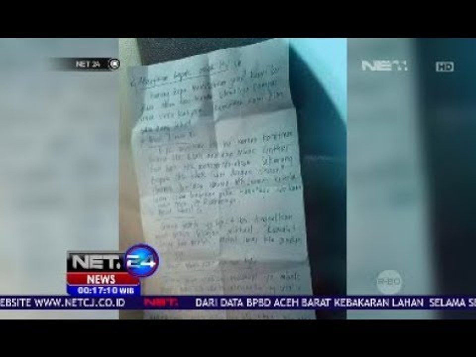 Pasangan Suami Istri Tewas Tinggalkan Surat Wasiat  - NET24