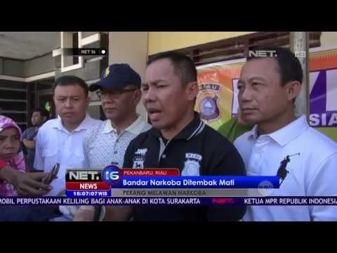 Bandar Narkoba Ditembak Mati - NET16