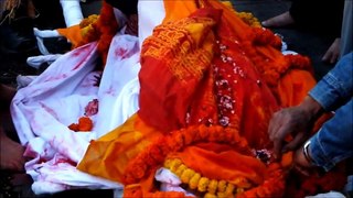 ネパール最大のヒンズー教寺院パシュパティナート　Crematory in Pashupatinath,Nepal