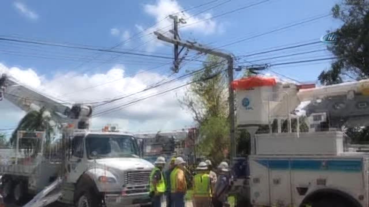 Florida Eyaletinde 4 Milyon Kişiye Elektrik Verilemiyor