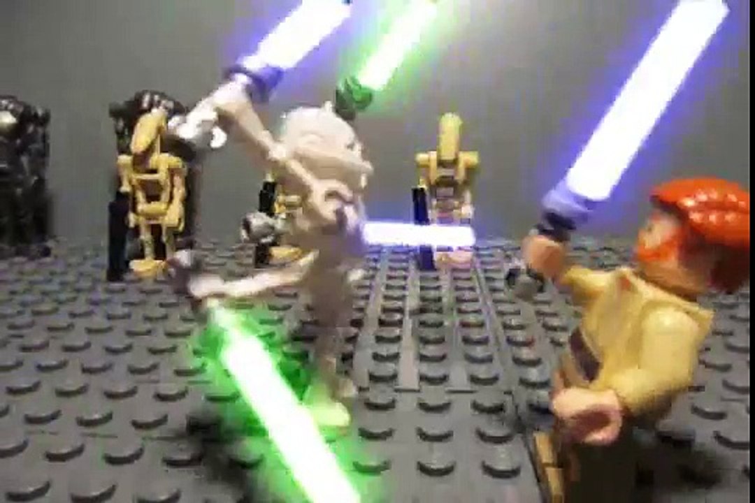lego star wars Obi wan vs General Grievous part 2