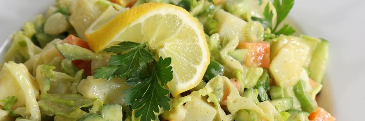 خطوات تحضير سلطة الخضار الفرنسية الشهية