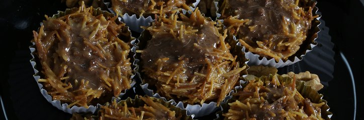 خطوات تحضير حلاوة الشعيرية الخليجية