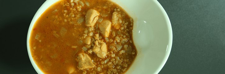 خطوات تحضير حساء الفريكة بالفيديو