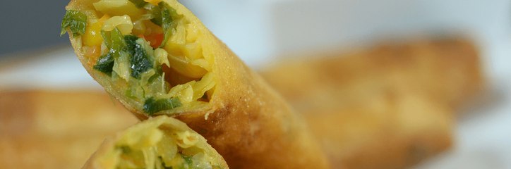 سبرينغ رولز باللحمة: مقبلات سهلة وشهية