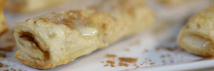 طريقة تحضير لفائف جبنة الكيري بالقرفة