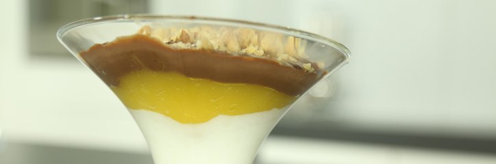 طريقة عمل مهلبية الطبقات بالفيديو