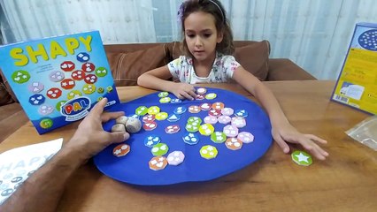 Shapy şekillerle dikkat ve konsantrasyon oyunu, eğlenceli çocuk videosu, toys unboxing