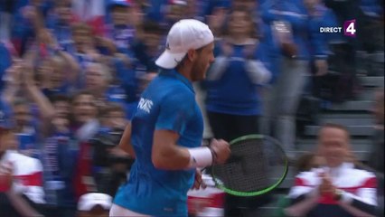 Coupe Davis : Lucas Pouille revient à un set partout