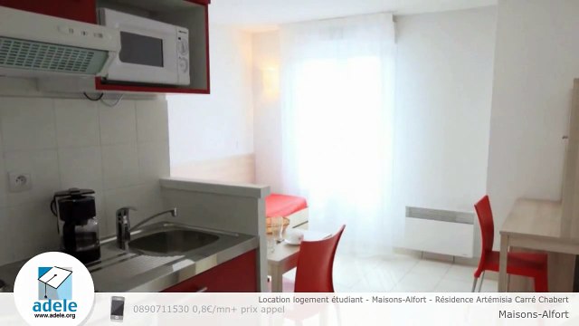 Location logement étudiant - Maisons-Alfort - Résidence Artémisia Carré Chabert