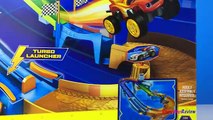 BLAZE & THE MONSTER MACHINES FLIP AND RACE SPEEDWAY PLAYSET BY FISHER PRICE WITH LAUNCHER -UNBOXING