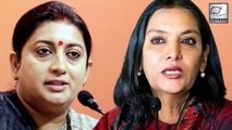 Actress Shabana Azmi COMPLAINS To Smirti Irani About Missing Prints