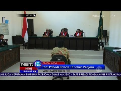 Dimas Kanjeng Divonis 18 Tahun Penjara - NET12
