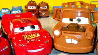 Pixar Cars Lightning McQueen and Mater Smash Up with Remote Controlled and Shake and Go Cars