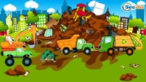 Learn Colors Tractor & JCB Excavator 1 Hour Kids Video Compilation New Diggers for children