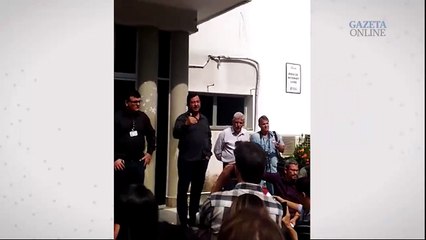 Protesto contra insegurança no HUCAM