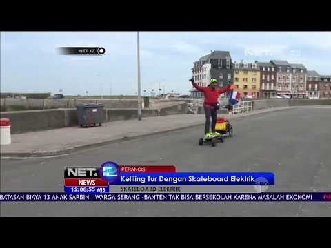 Keliling Tur dengan Skateboard Elektrik - NET12