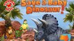 Dinosaure porter secours zveryata un miracle pour sauver le dinosaure cub! / miracle Cub zveryata