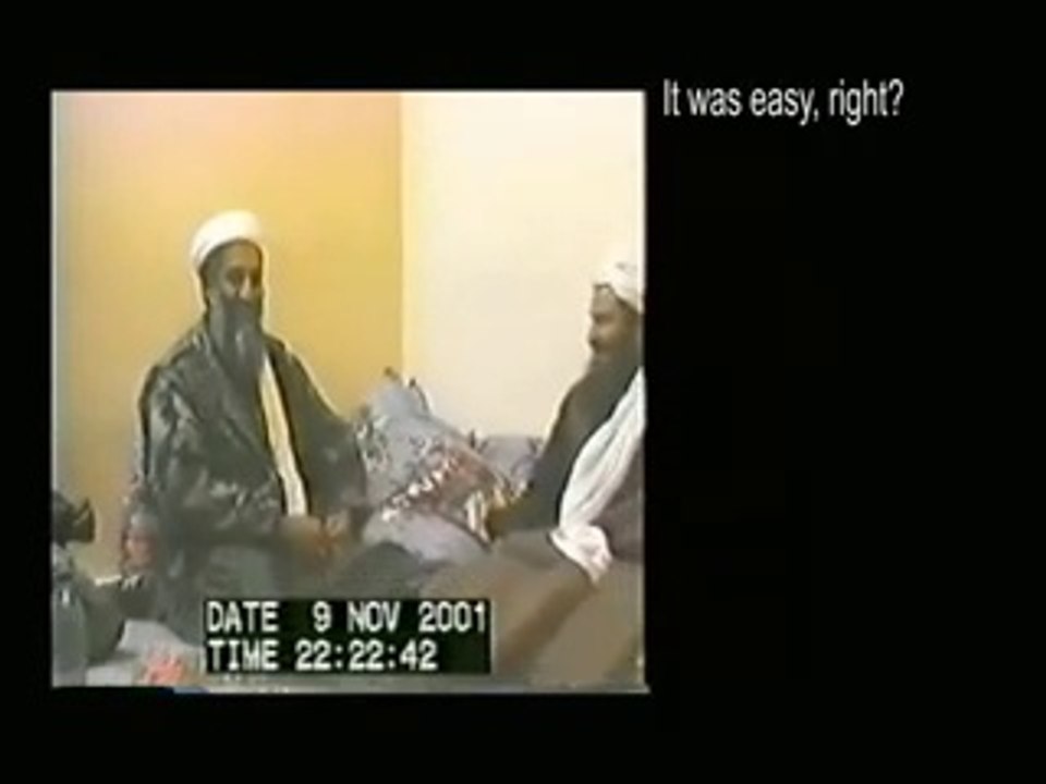 Vidéo de revendication du 11 septembre par Ben Laden 2