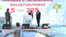Orman ve Su İşleri Bakanı Veysel Eroğlu DSİ Temel Atma Töreninde Konuştu