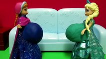 Et défi Anna et la Reine des Neiges / / Disney Docteur La Peluche / Anna et Elsa de défi alimentaire taille beignet / anna elsa beignets