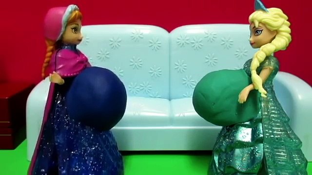 Et défi Anna et la Reine des Neiges / / Disney Docteur La Peluche / Anna et Elsa de défi alimentaire taille beignet / anna elsa beignets