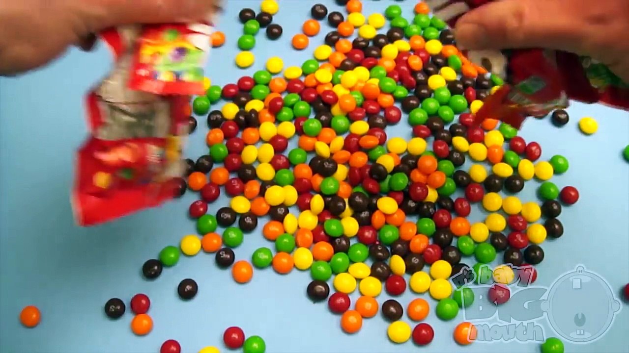 New Learn Colours with Surprise Eggs and a Skittles Rainbow! Lesson 5