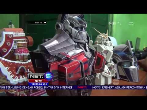 Kreasi Seni Berbahan Kertas Tampil Hidup Dalam Bentuk 3 Dimensi - Net 12