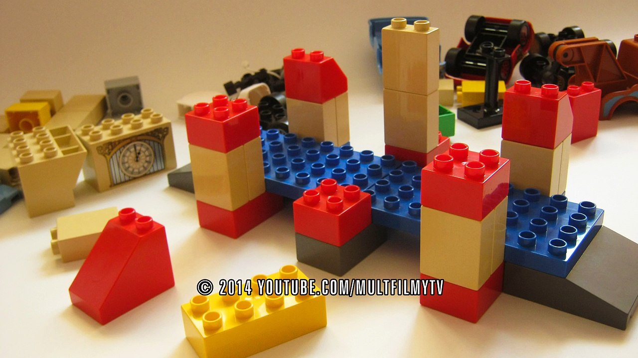 Видео Игры Ютуб про машинки. Мультик про Дисней Тачки. Машинки Конструктор Лего Дупло