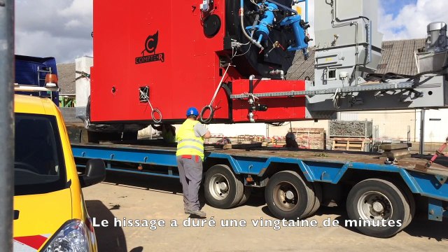Roanne (Loire) : la chaudière biomasse a été livrée