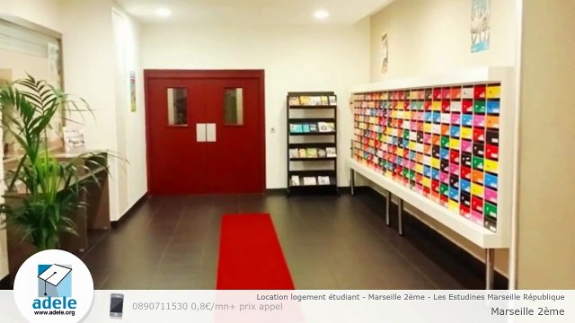Location logement étudiant - Marseille 2ème - Les Estudines Marseille République