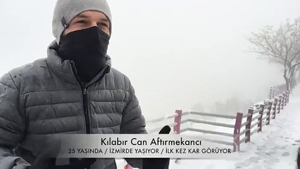 Hayatında İlk Defa Kar Gören Adam