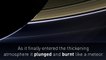 NASA's Cassini space probe's historic finale