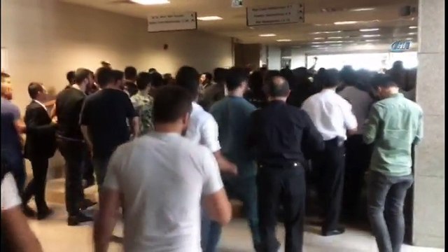 İstanbul Adalet Sarayında Kavga... Sarallar ve Şahinler Birbirine Girdi