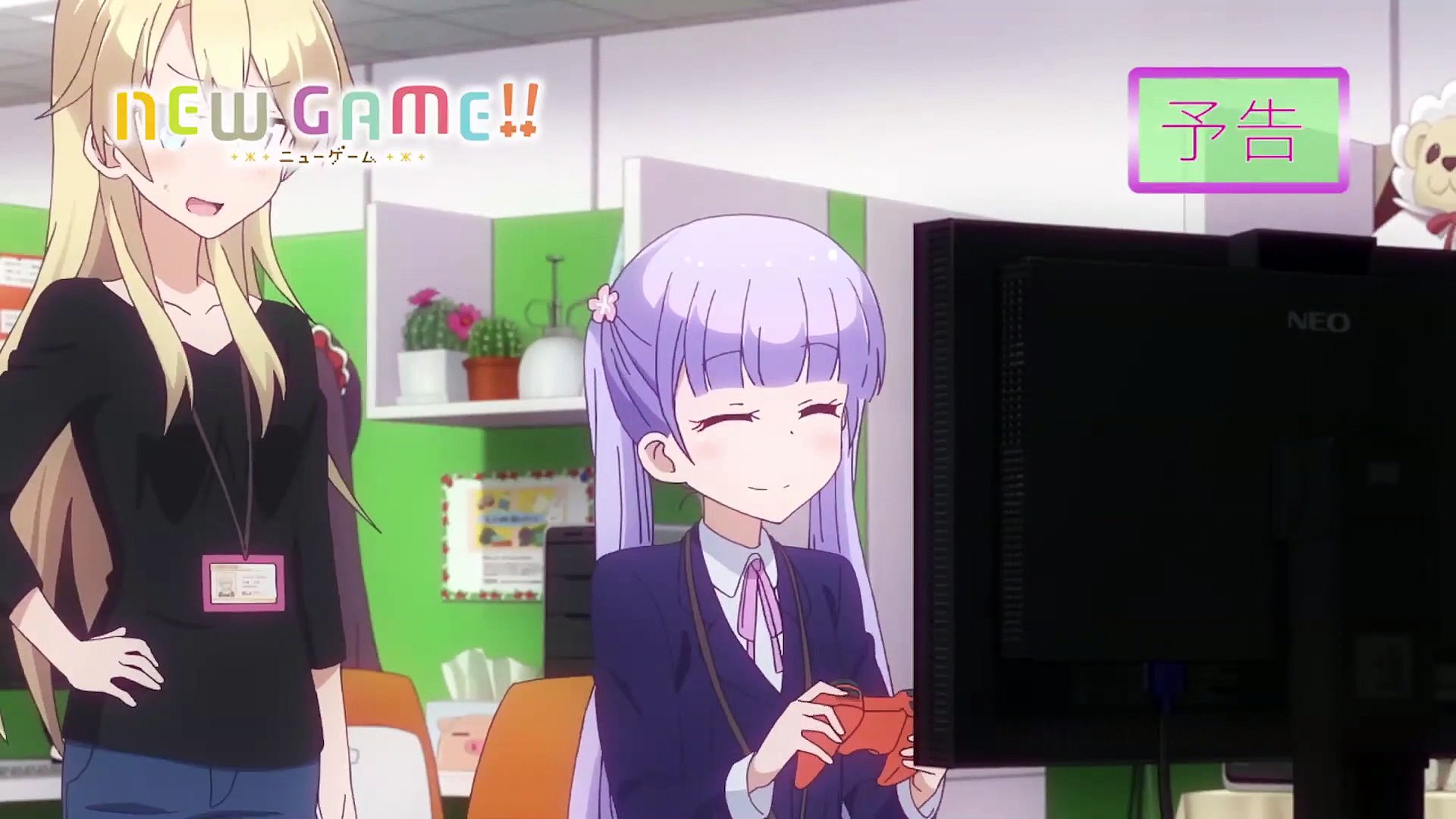 ニューゲーム 第4話 この にぶちんめ New Game 04 Pv Hd Dailymotion Video
