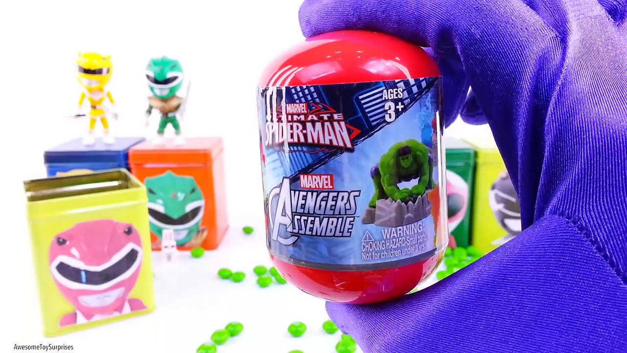 DIY Cubeez Power Rangers Play-Doh Dippin Dots Skittles M&Ms Toy ...