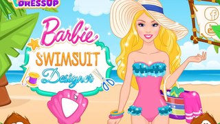 игра мультик шьем купальник для барби обзор игры для детей Barbie Girl