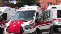 Diyarbakır'a Gönderilen 5 Ambulans Hizmete Başladı
