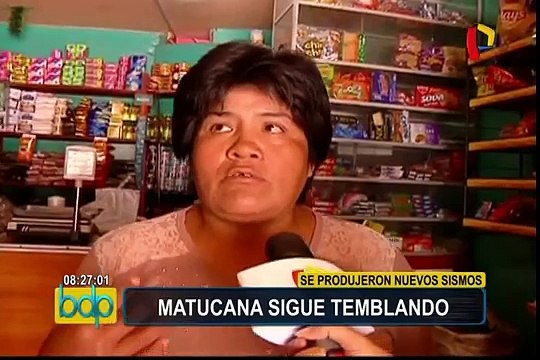 Sismos en Matucana: pobladores vivieron momentos de pánico