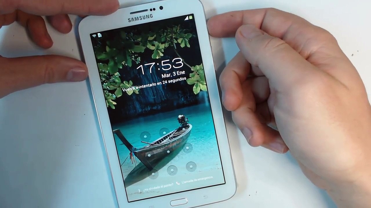 Samsung Galaxy Tab 3 7.0 SM T211 - How to reset - Como restablecer datos de fabrica