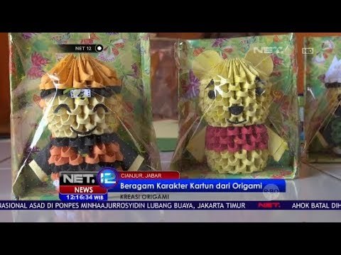 Karakter Kartun dari Origami - NET12