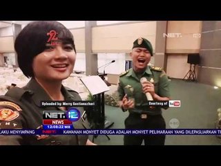 Seorang TNI Bernyanyi dengan Suara Melengking - NET12