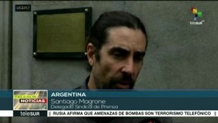 下载视频: Argentina: exigen el fin de agresiones policiales contra periodistas