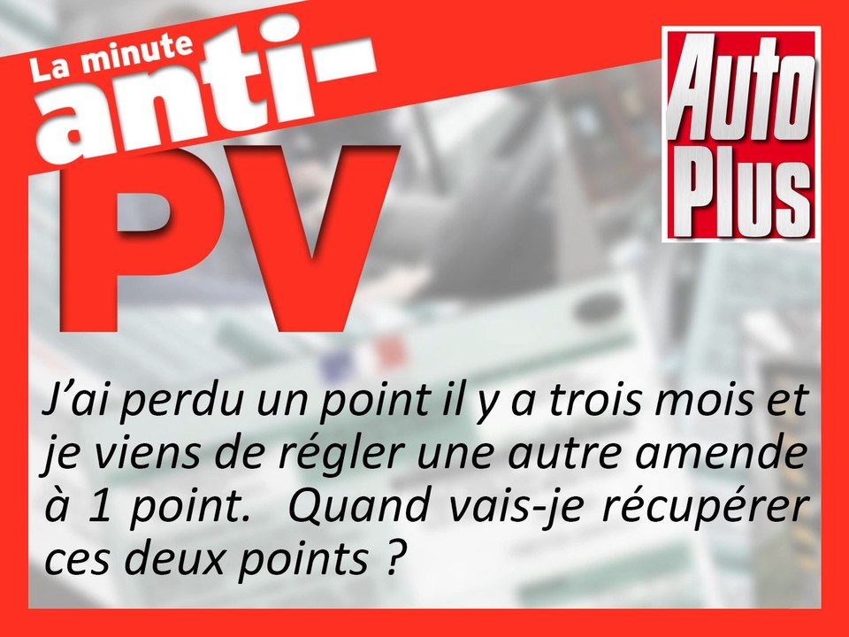PV consécutifs : délais pour récupérer les points