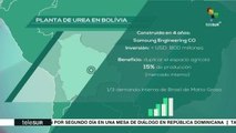 Características de la nueva planta de urea en Bolivia