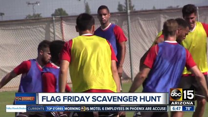 Participate in 'Flag Friday' scavenger hunt with Phoenix Rising