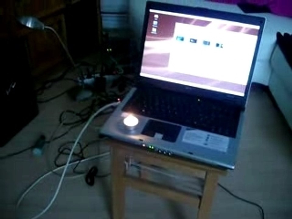 Wii remote control+ubuntu+compiz tests